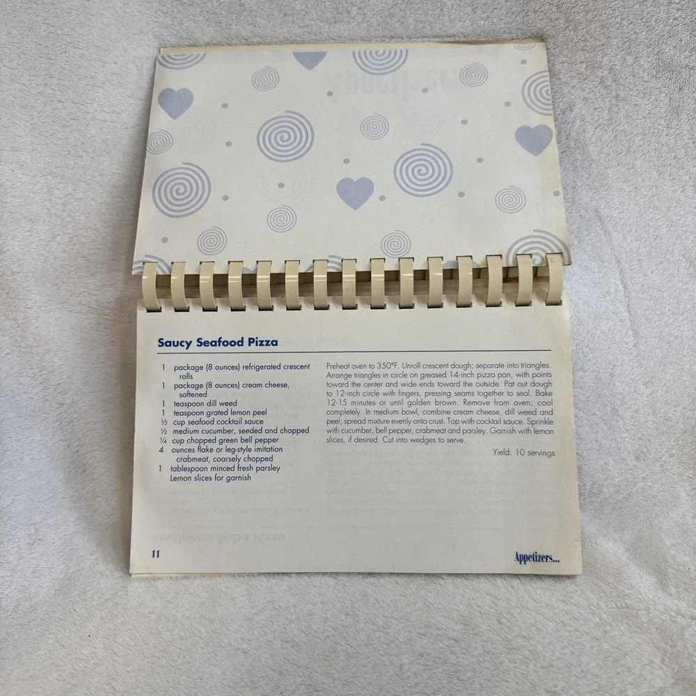 Vintage Pampered Chef Recipes From The Heart 90s 1997 Cookbook‎ Spiral
